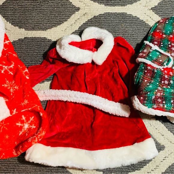 Small Dog Christmas Outfits - 3 items